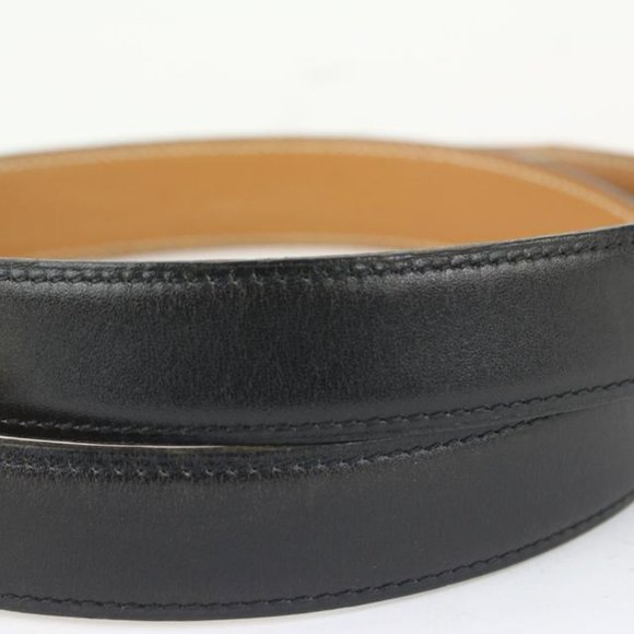 Hermès Black x Brown 24mm Reversible H Logo Belt main image 9
